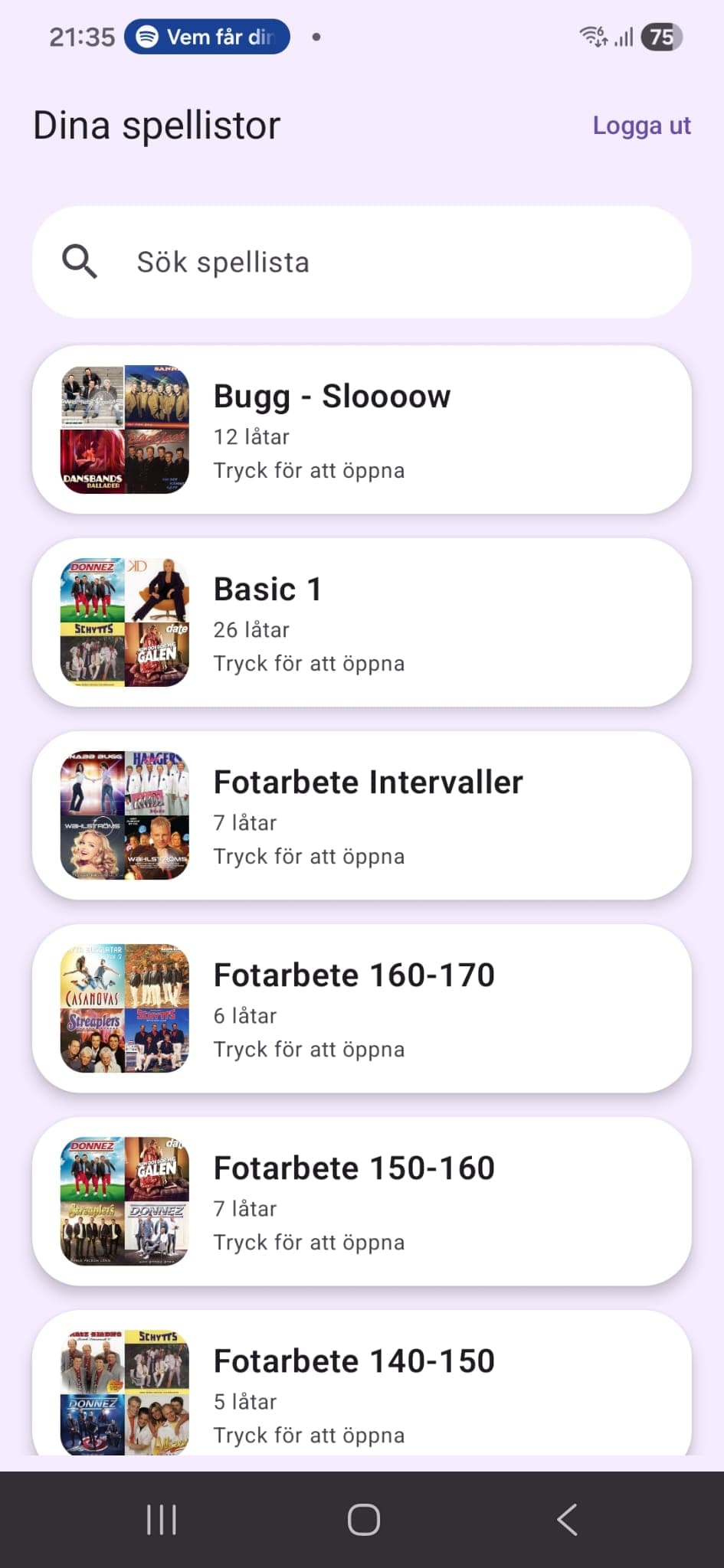 Danskompis – Träning – screenshot 2